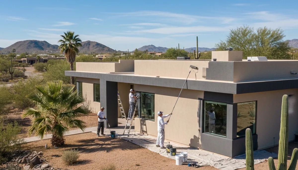 House painters in Scottsdale, AZ providing professional exterior and interior painting services
