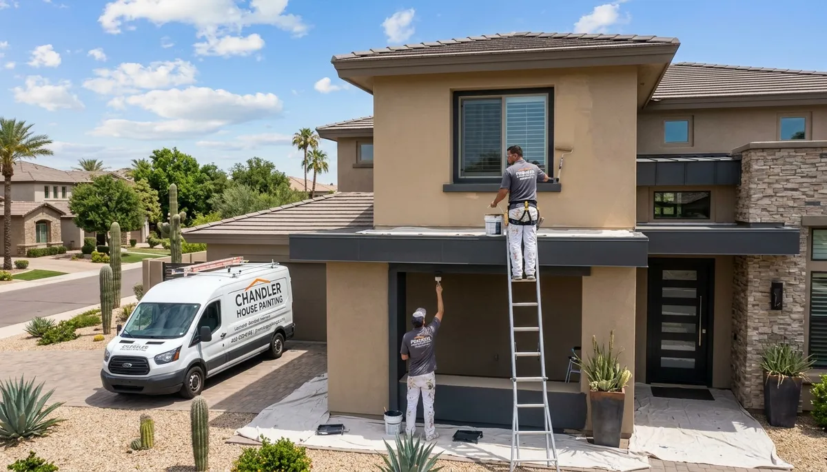 Professional house painters in Scottsdale AZ providing exterior home painting services