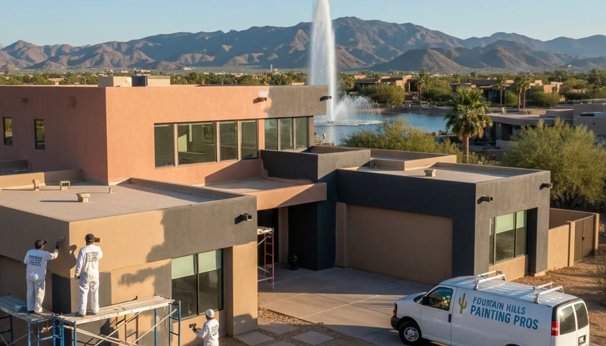 Professional house painters in Scottsdale AZ providing expert exterior home painting services